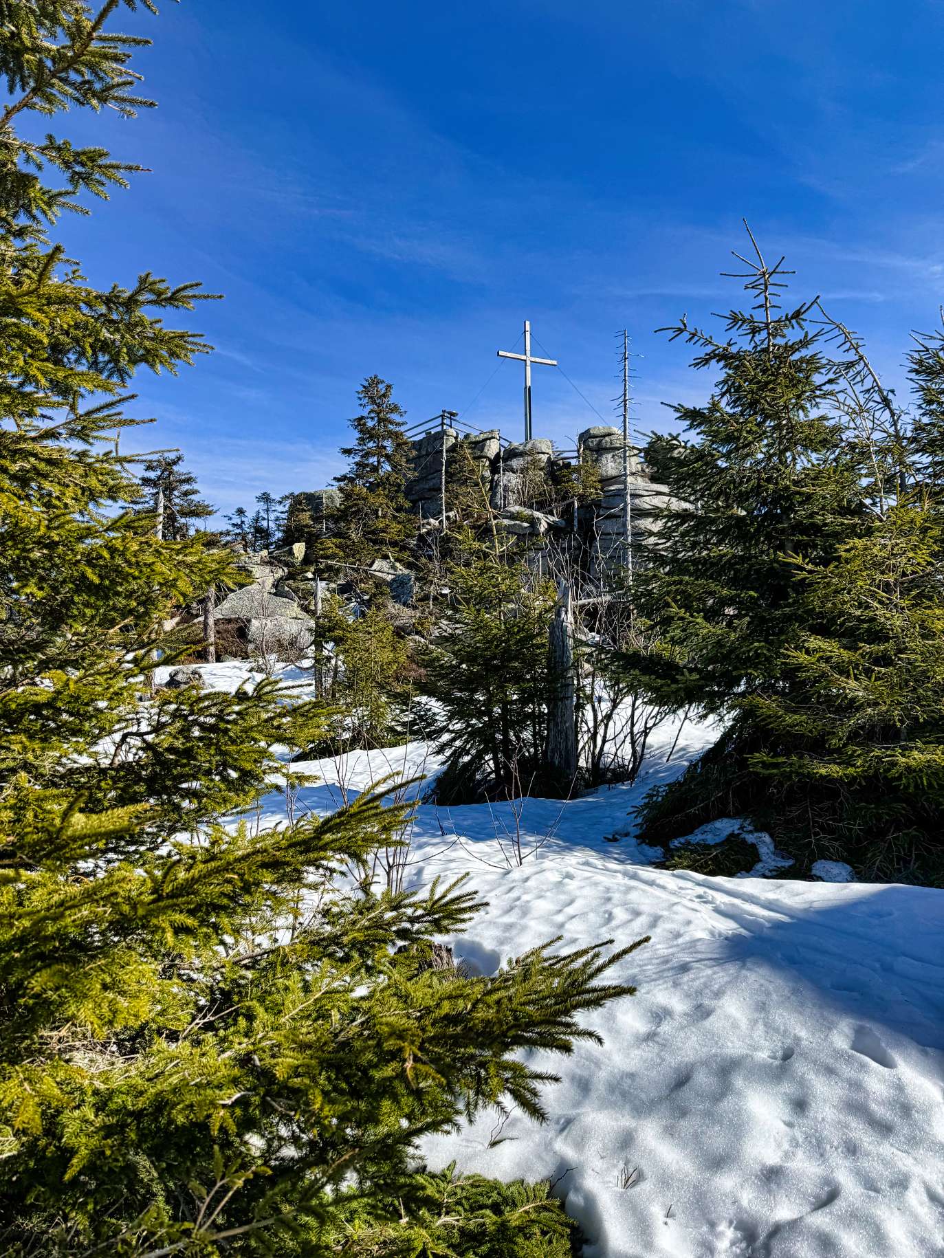 Gipfelkreuz vom Hochstein